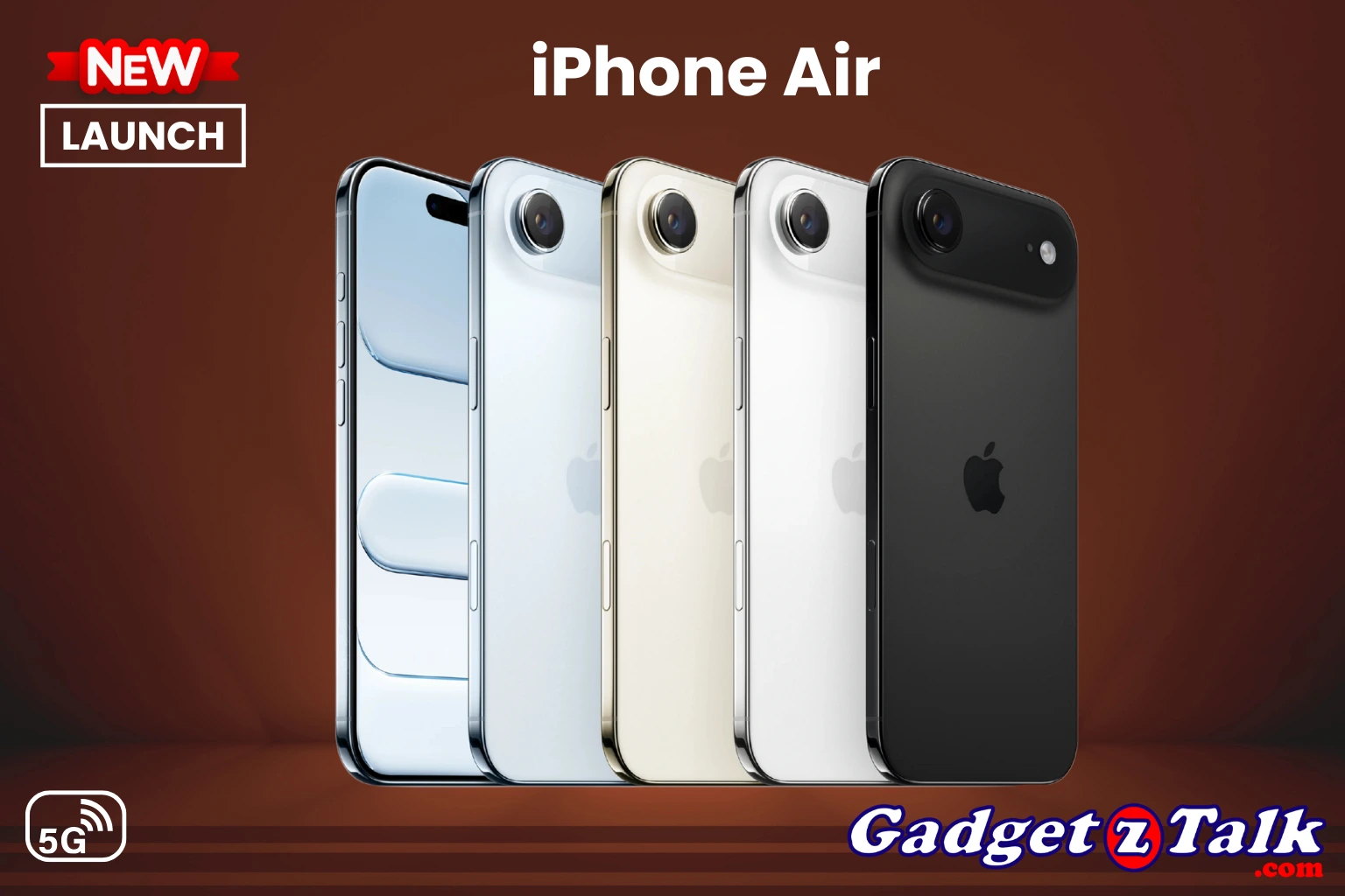 iPhone 17 Air Launch: दुनिया का सबसे पतला iPhone, 5.6mm डिज़ाइन, A19 Pro चिप और 120Hz डिस्प्ले के साथ